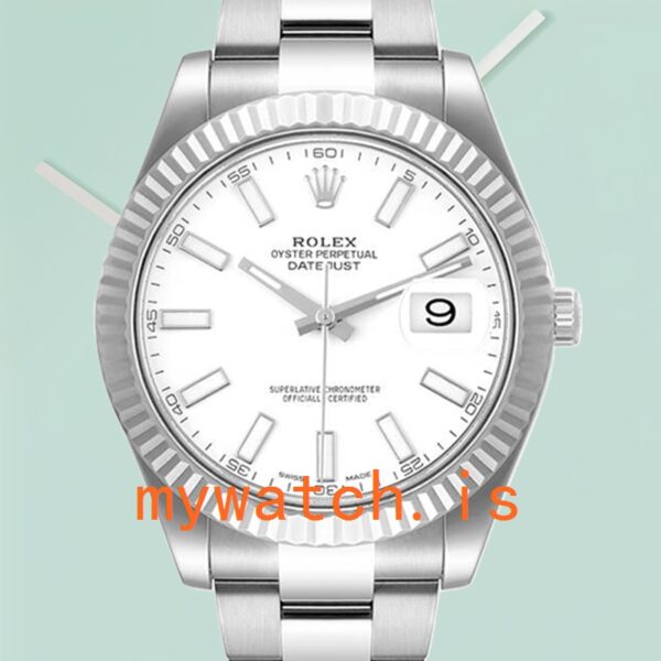 Rolex Datejust 116334 41mm Men’s Silver-tone White Dial: A Timeless Classic