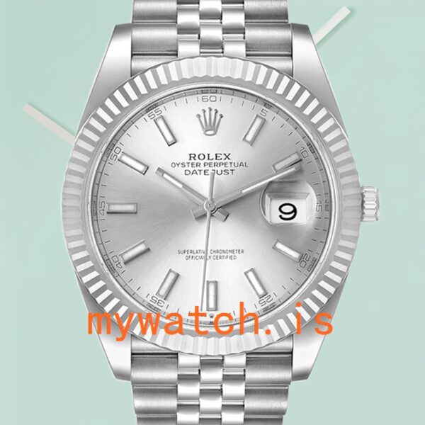 Rolex Datejust 41mm Mens 126334SSJ Stainless Steel Silver-tone: A Timeless Elegance