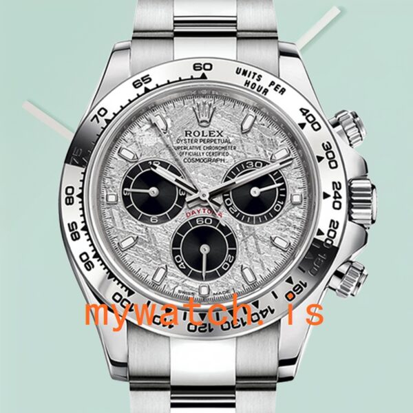 Rolex Daytona m116509-0073 Mens 40mm Silver-tone Meteorite Dial: Genuine vs. Replica