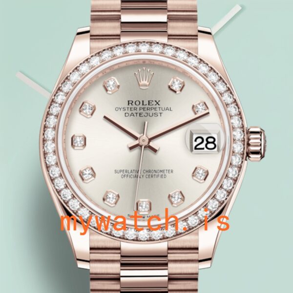 Rolex Datejust 31mm Ladies m278285rbr-0030 Silver Dial Automatic: A Timeless Elegance