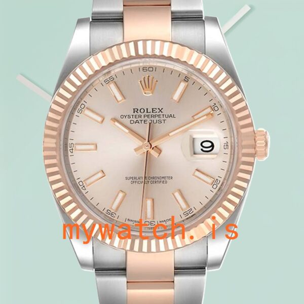 Rolex Datejust m126331-0009 41mm Mens Silver-tone: Genuine vs. Replica