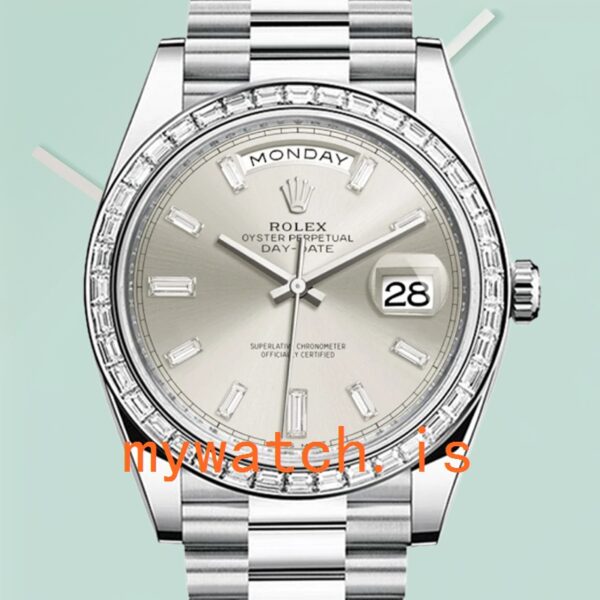 Rolex Day-Date Mens 40mm 228396 Automatic President Bracelet: Genuine vs. Replica