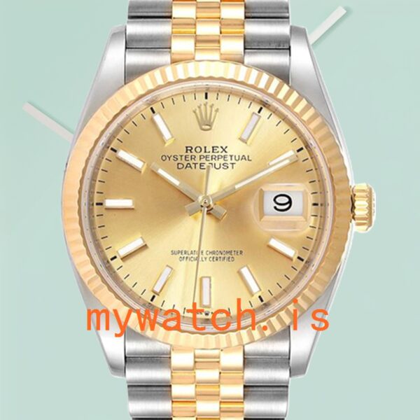 Rolex Datejust 36mm 126233CSJ Mens Automatic: Genuine vs. Replica