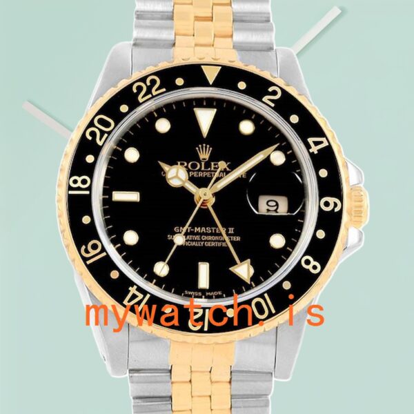 Rolex GMT Master 40mm 16713BKSJ-1 Mens Automatic: Authentic vs. Replica