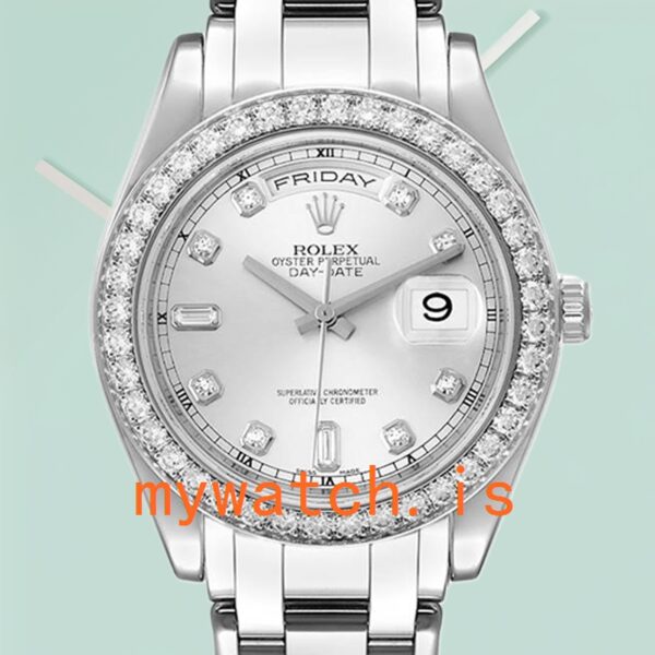 Rolex Pearlmaster 18946 36mm Unisex Silver Dial Silver-tone: A Masterpiece of Luxury