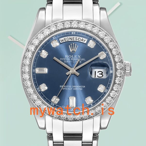 Rolex Pearlmaster 36mm Unisex 18946 Blue Dial: Luxury Within Reach