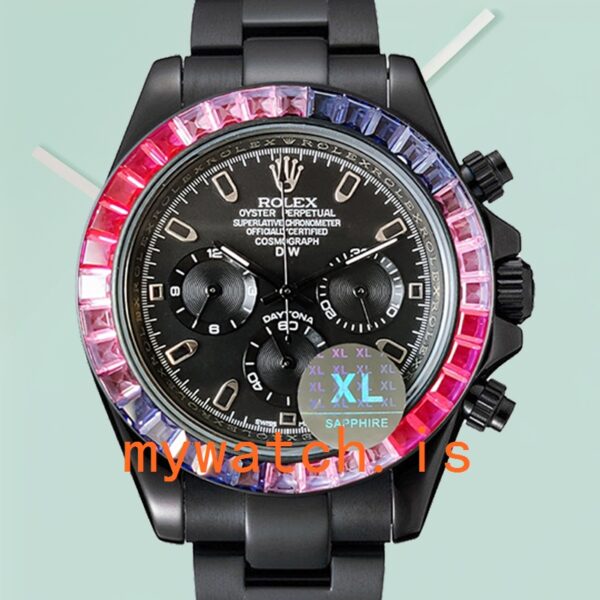 Rolex Daytona 40mm Mens DIW Black Dial: Genuine vs. Replica