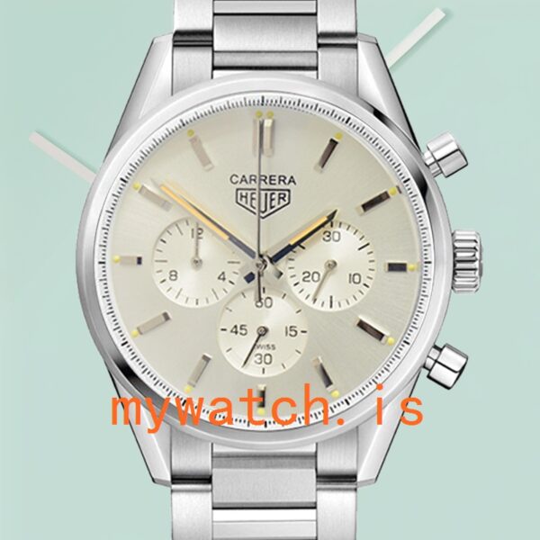 Tag Heuer Carrera Men 43mm CBK221B.FC6479-001 Silver-tone: Genuine vs. Replica