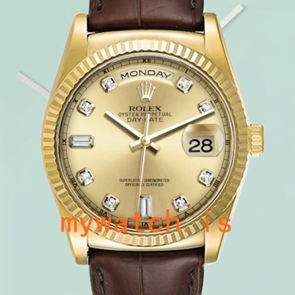 Rolex Day-Date Men’s 36mm 118138 Champagne Dial: A Symbol of Prestige and Precision